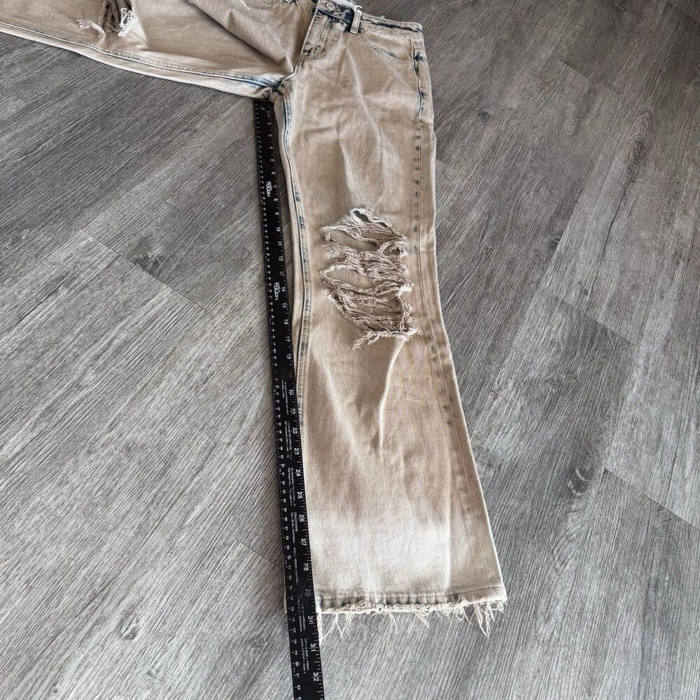 Vervet Size 26 Leslie 90's Vintage Distressed Super High Rise Flare Jeans NWT - Picture 11 of 15